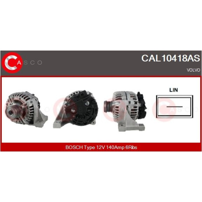 CASCO Generator CAL10418AS CASCO Generator CAL10418AS