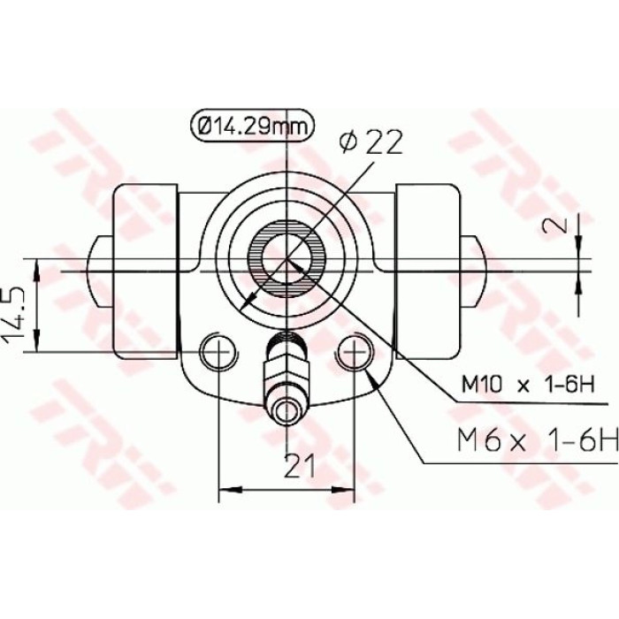 TRW Radbremszylinder BWA108 TRW Radbremszylinder BWA108