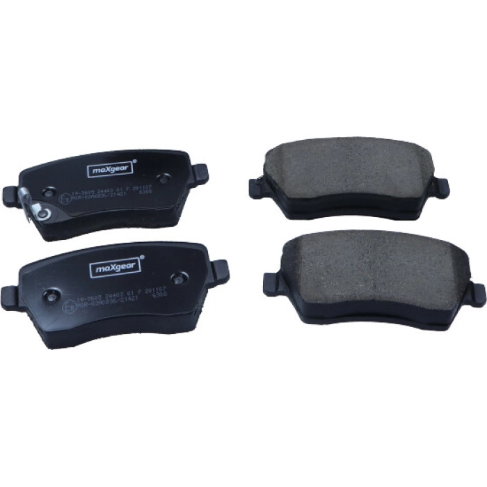 MAXGEAR Scheibenbremsbelagsatz 19-3605 MAXGEAR Scheibenbremsbelagsatz 19-3605