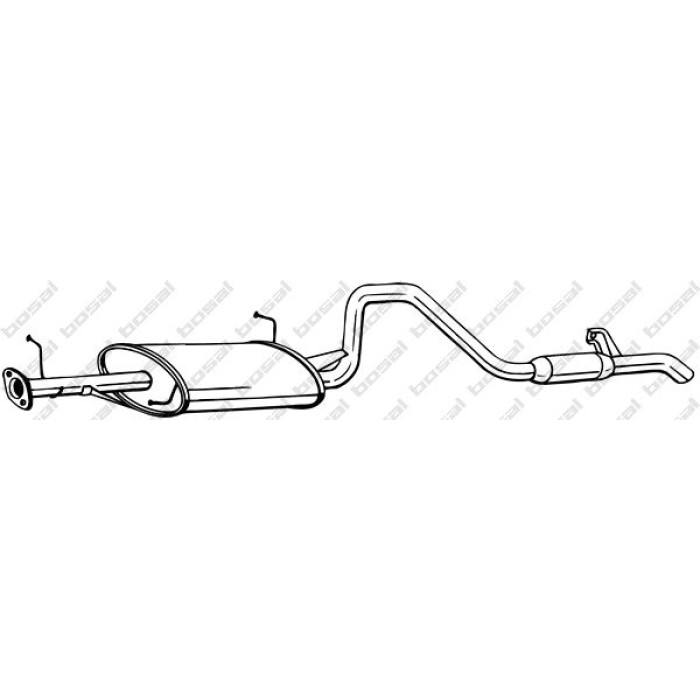 Bosal Schalldämpfer 286-059 Bosal Schalldämpfer 286-059