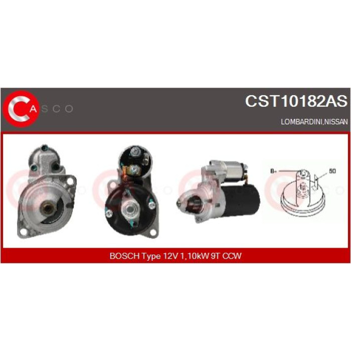 CASCO Anlasser CST10182AS CASCO Anlasser CST10182AS