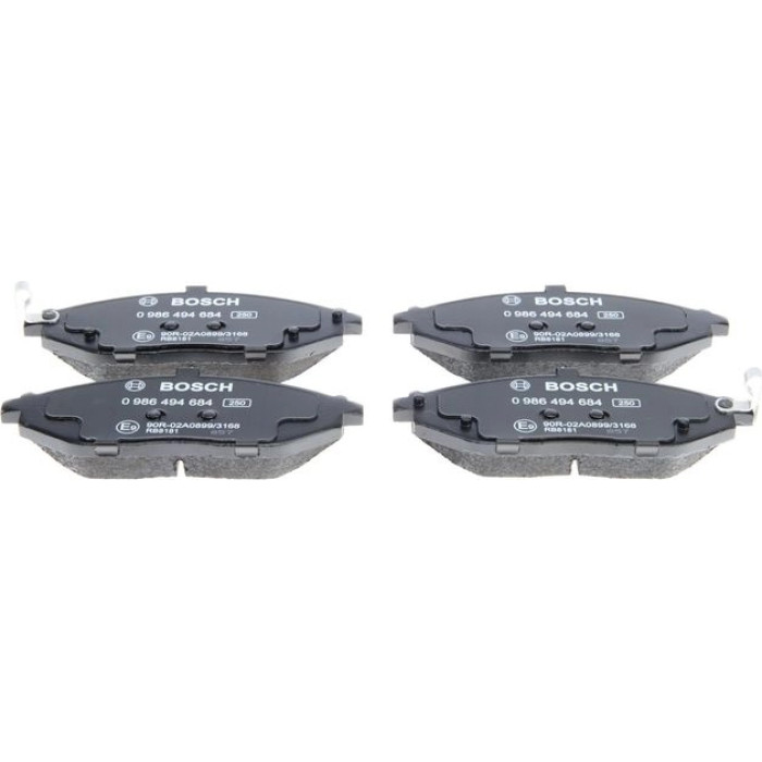 Bosch Bremsbelagsatz 0 986 494 684 Bosch Bremsbelagsatz 0 986 494 684
