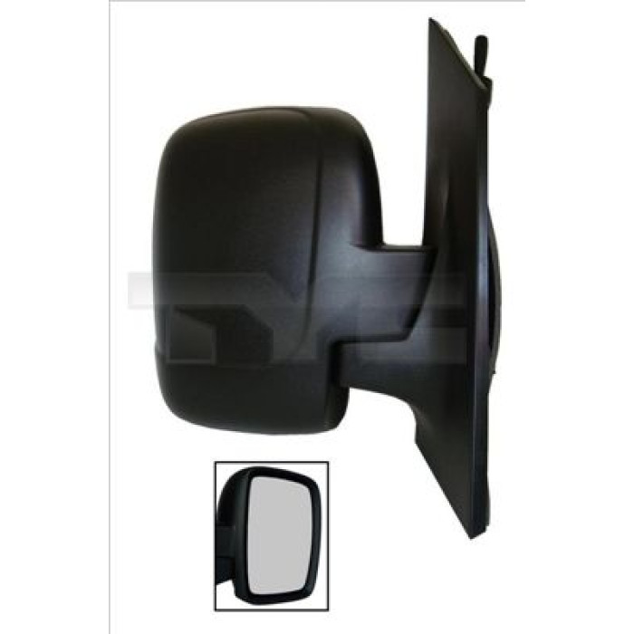 TYC Außenspiegel links mechanisch verstellbar mit Seilzug, konvex 309-0084 OE Nummer 9467272088 - l TYC Außenspiegel links mechanisch verstellbar mit Seilzug, konvex 309-0084 OE Nummer 9467272088 - l