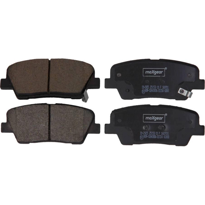 MAXGEAR Bremsbelagsatz 19-2925 Hyundai Santa Fe 09 MAXGEAR Bremsbelagsatz 19-2925 Hyundai Santa Fe 09