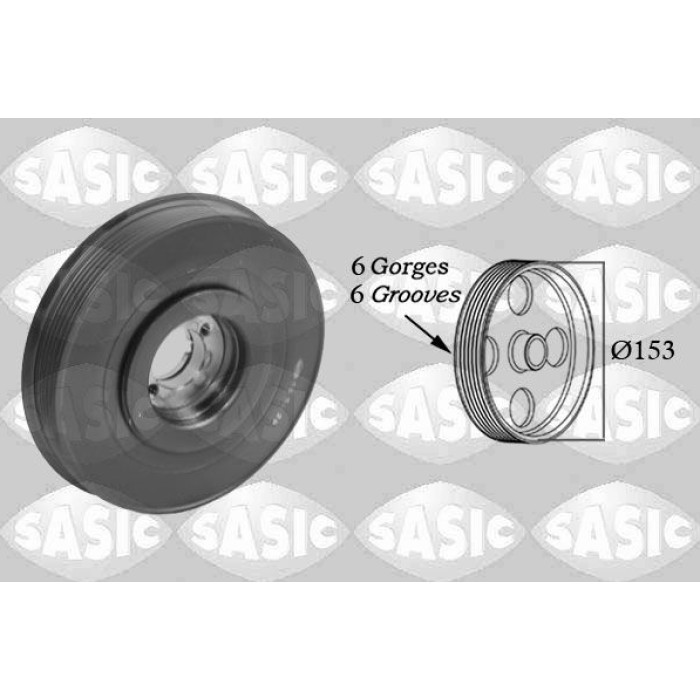 SASIC Riemenscheibe, Kurbelwelle 2150011 SASIC Riemenscheibe, Kurbelwelle 2150011