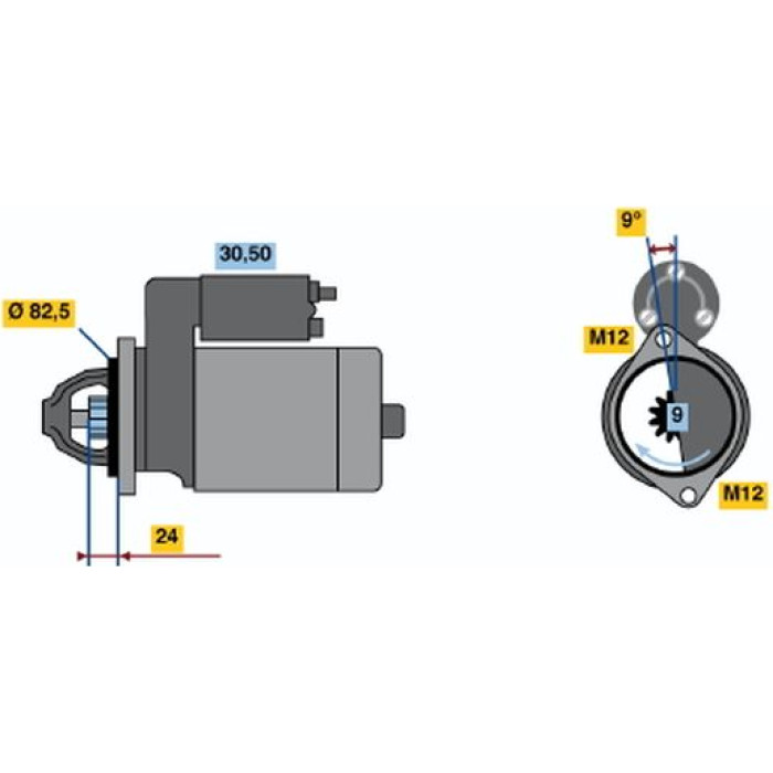 Bosch Starter 0 986 013 140 Bosch Starter 0 986 013 140