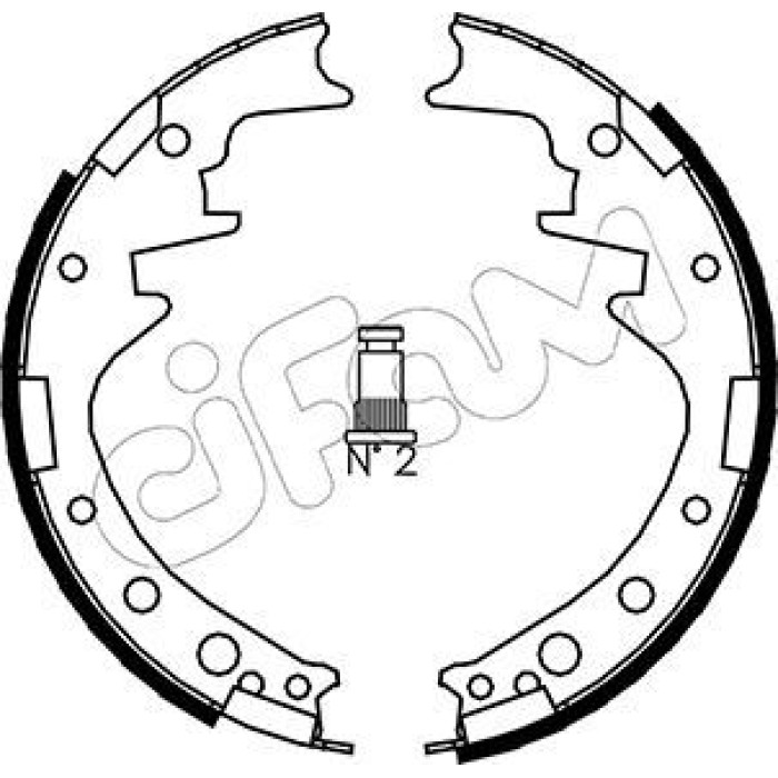 CIFAM Bremsbackensatz 153-413 CIFAM Bremsbackensatz 153-413