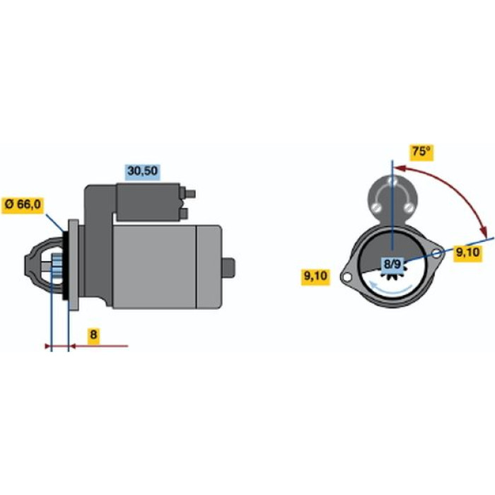 Bosch Starter 0 986 014 350 Bosch Starter 0 986 014 350