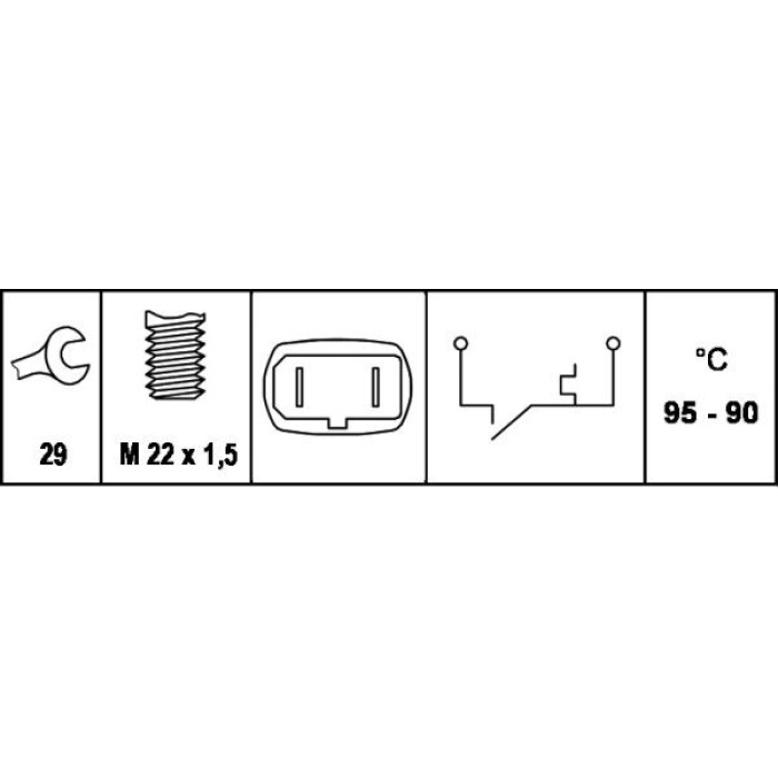 6ZT 007 801-011 Temperaturschalter 6ZT 007 801-011 Temperaturschalter