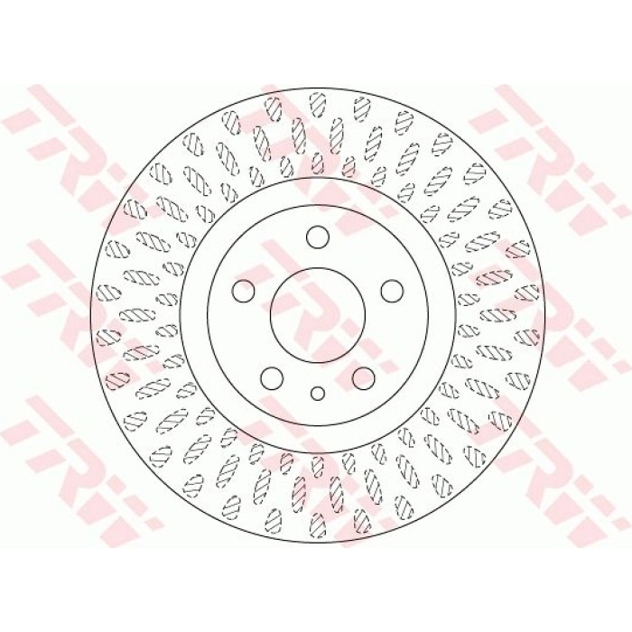 TRW Bremsscheibe Vorderachse DF6522 TRW Bremsscheibe Vorderachse DF6522