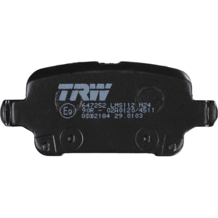 TRW Bremsbeläge Hinterachse GDB2184 TRW Bremsbeläge Hinterachse GDB2184