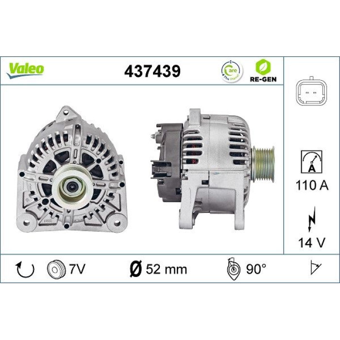 Valeo Lichtmaschine 437439 Valeo Lichtmaschine 437439