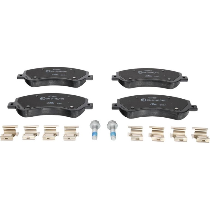 ATE Bremsbelagsatz VW Vorderachse Amarok 2.0-3.0 TDI 10 13.0460-3860.2 ATE Bremsbelagsatz VW Vorderachse Amarok 2.0-3.0 TDI 10 13.0460-3860.2