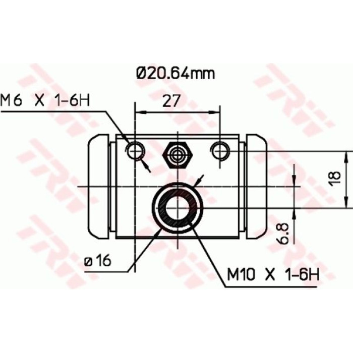 TRW Radbremszylinder BWF307 TRW Radbremszylinder BWF307