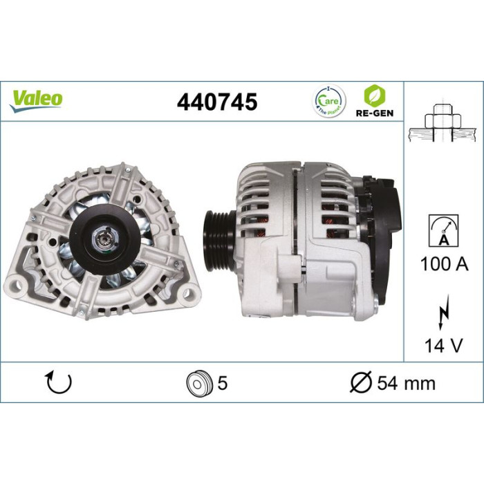 Valeo Lichtmaschine 440745 Valeo Lichtmaschine 440745