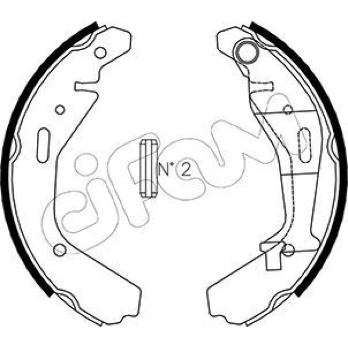 CIFAM Bremsbackensatz 153-318