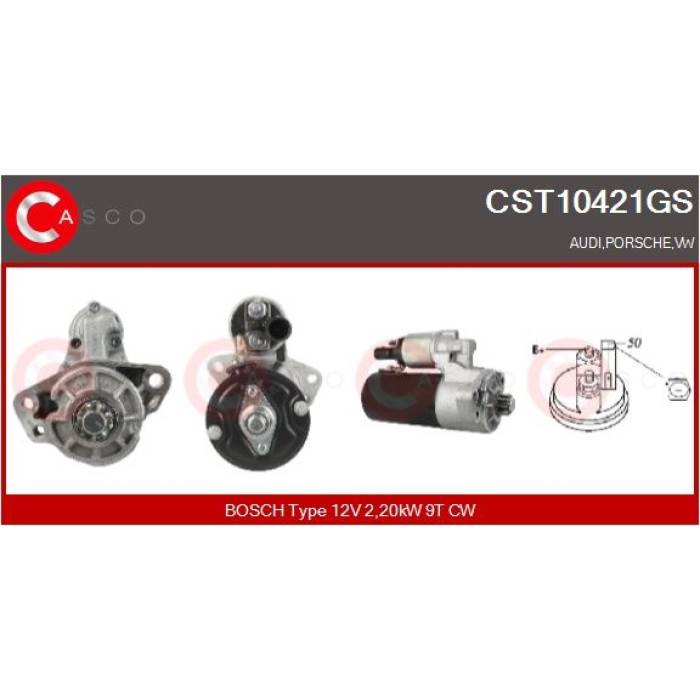 CASCO Anlasser CST10421GS CASCO Anlasser CST10421GS