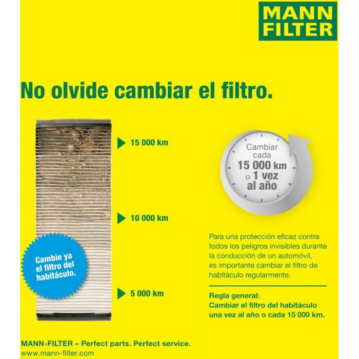 MANN-FILTER Innenraumfilter CU 27 009 MANN-FILTER Innenraumfilter CU 27 009