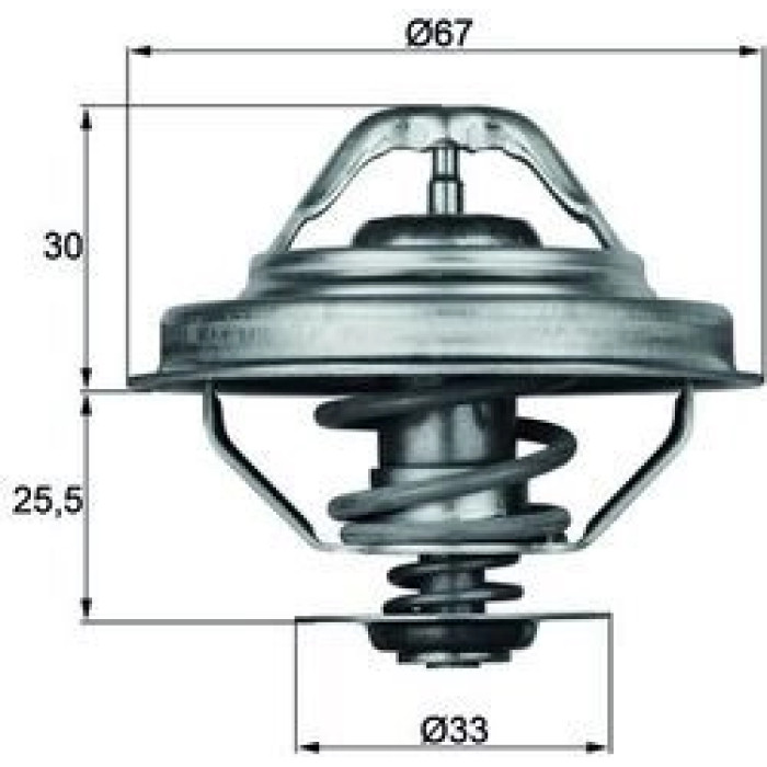 TX 28 92D MAHLE Kühlmittelthermostat TX 28 92D, 92 °C – u. a. für BMW 3er (E36), 3er Coupé (E36), 5er Touring (E39) – OE Nummer 11 53 7 733 803 - l TX 28 92D MAHLE Kühlmittelthermostat TX 28 92D, 92 °C – u. a. für BMW 3er (E36), 3er Coupé (E36), 5er Touring (E39) – OE Nummer 11 53 7 733 803 - l