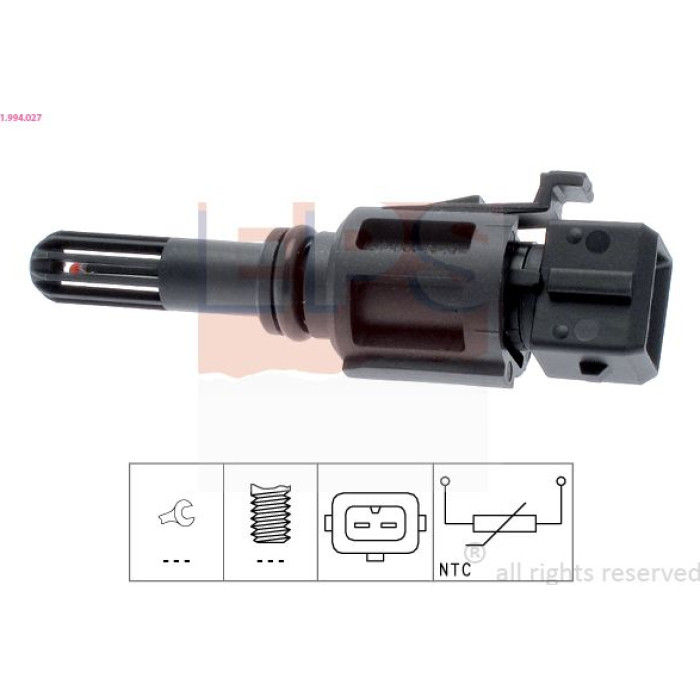Sensor, Ansauglufttemperatur 1.994.027 Sensor, Ansauglufttemperatur 1.994.027