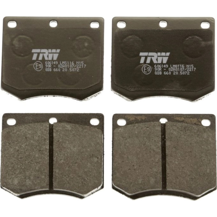 TRW Bremsbeläge Vorderachse GDB660 TRW Bremsbeläge Vorderachse GDB660