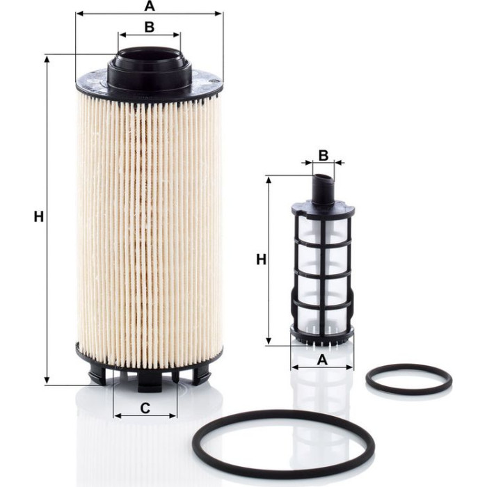 MANN-FILTER Kraftstofffilter LKW PU 8010-2 x MANN-FILTER Kraftstofffilter LKW PU 8010-2 x