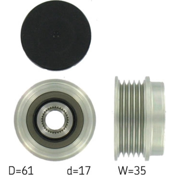 VKM 03107 SKF Generatorfreilauf 03107 VKM 03107 SKF Generatorfreilauf 03107