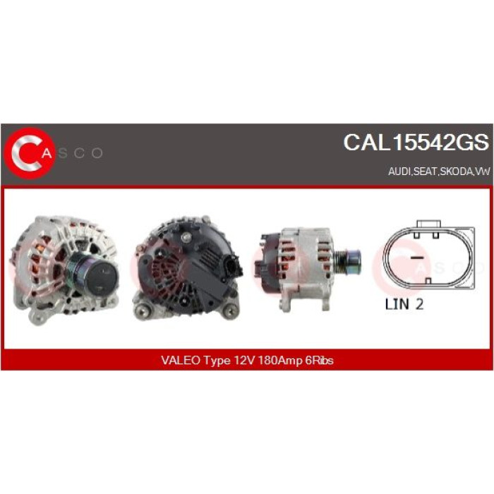 CASCO Generator CAL15542GS CASCO Generator CAL15542GS