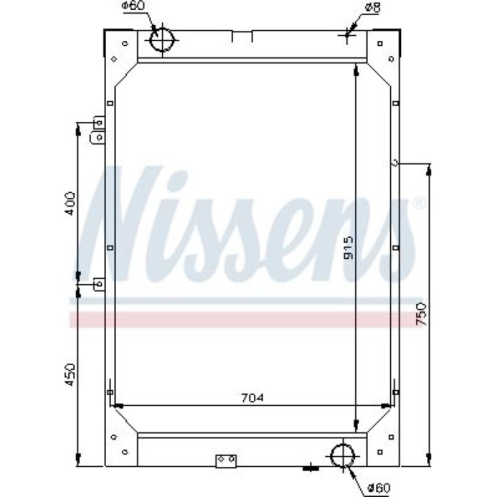 Nissens Wasserkühler LKW 62871 Nissens Wasserkühler LKW 62871