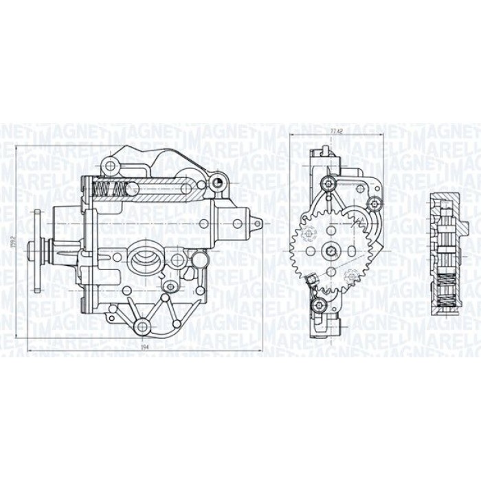 Magneti Marelli Ölpumpe 351516000085 Magneti Marelli Ölpumpe 351516000085