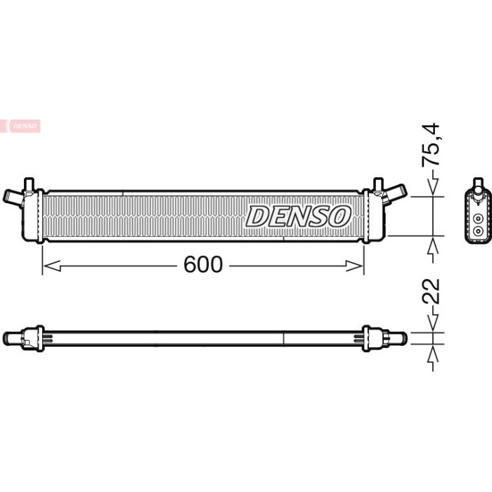 Denso Motorkühler DRM50136 Denso Motorkühler DRM50136