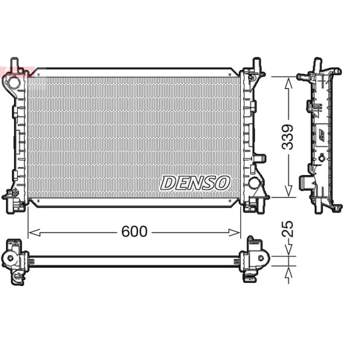 Denso Kühler DRM10002 Denso Kühler DRM10002