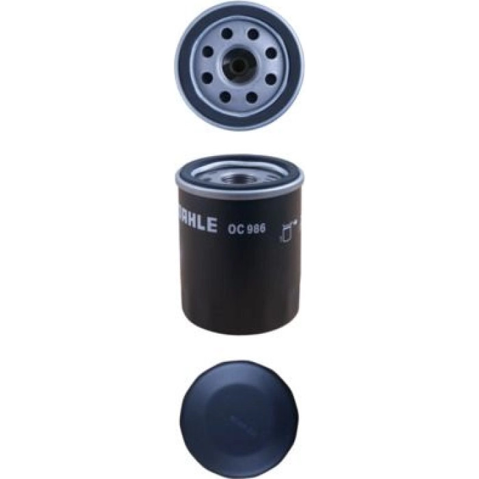 OC 986 MAHLE Ölfilter OC 986, Anschraubfilter, Höhe 85,6 mm – u. a. für Opel Combo Kasten/Großraumlimousine (X12), Tour (X12), Ford Ka (RU8) – OE Nummer 0055230822 - l OC 986 MAHLE Ölfilter OC 986, Anschraubfilter, Höhe 85,6 mm – u. a. für Opel Combo Kasten/Großraumlimousine (X12), Tour (X12), Ford Ka (RU8) – OE Nummer 0055230822 - l