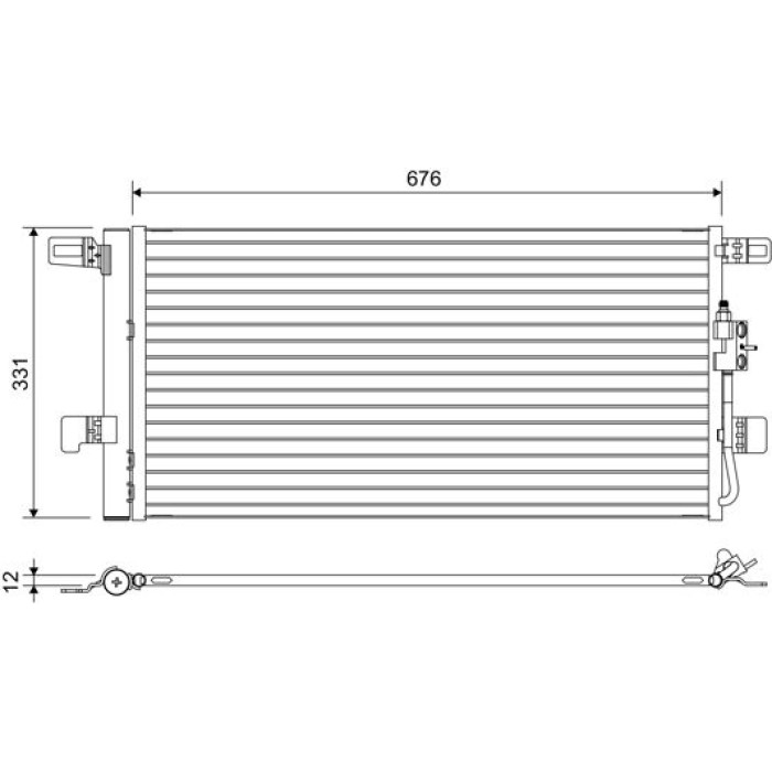 Valeo Klimakondensator 822648