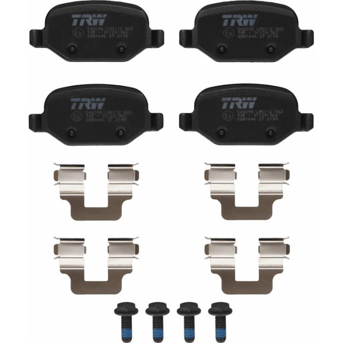 TRW Bremsbeläge Hinterachse GDB1646