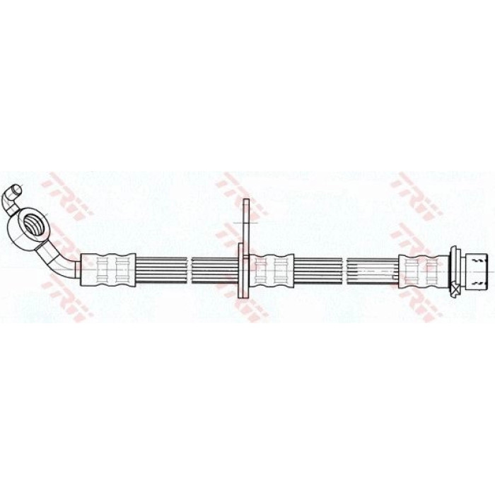 TRW Bremsschlauch PHD929 TRW Bremsschlauch PHD929
