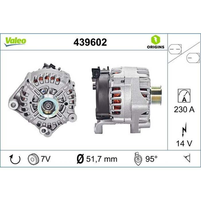 Valeo Lichtmaschine 439602 Valeo Lichtmaschine 439602