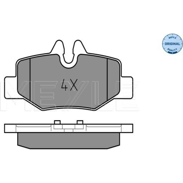 MEYLE Bremsbelagsatz Mercedes-Benz Vito/Viano 252400817 MEYLE Bremsbelagsatz Mercedes-Benz Vito/Viano 252400817