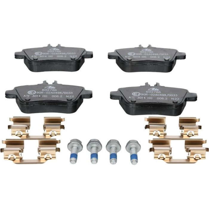 ATE Bremsbelagsatz Mercedes-Benz Hinterachse W176/W246 1.6-2.1 12 13.0460-2786.2 ATE Bremsbelagsatz Mercedes-Benz Hinterachse W176/W246 1.6-2.1 12 13.0460-2786.2