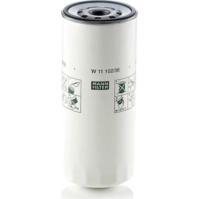 W 11 102/36 MANN-FILTER Ölfilter LKW W 11 102/36 W 11 102/36 MANN-FILTER Ölfilter LKW W 11 102/36