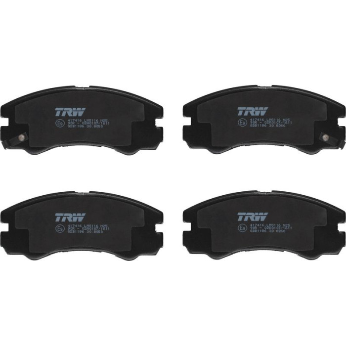 TRW Bremsbelagsatz Opel Frontera GDB1186 TRW Bremsbelagsatz Opel Frontera GDB1186