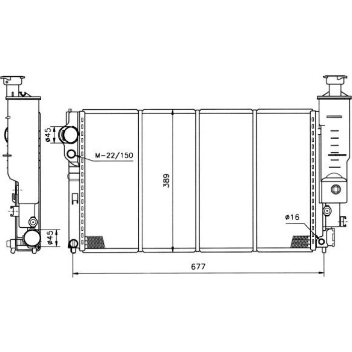 NRF Motorkühler 50401 NRF Motorkühler 50401