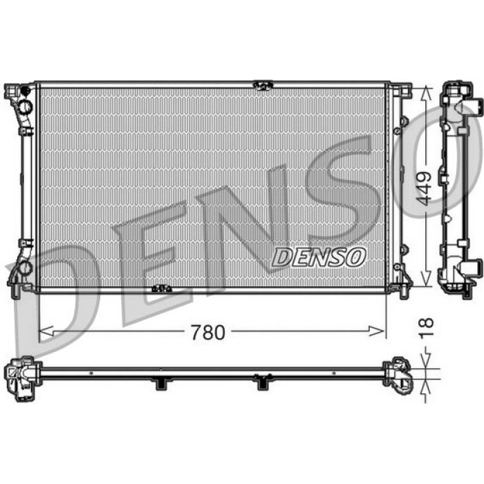 Denso Motorkühler DRM23097