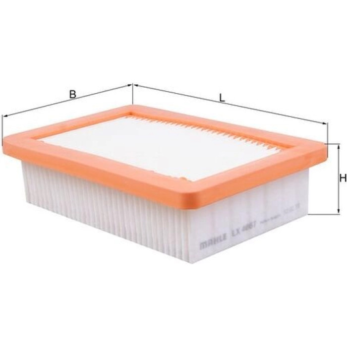 MAHLE Luftfilter LX 4067 MAHLE Luftfilter LX 4067