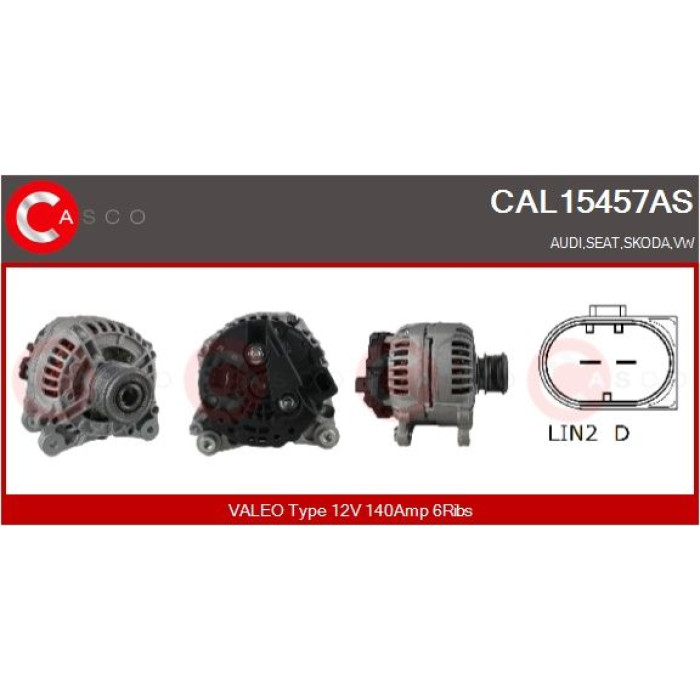 CASCO Generator CAL15457AS CASCO Generator CAL15457AS