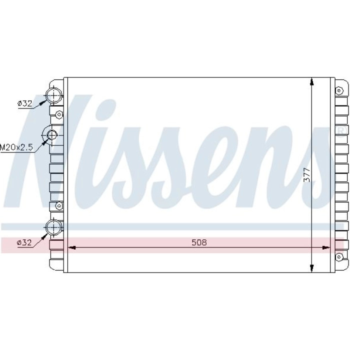 Nissens Wasserkühler PKW 652321