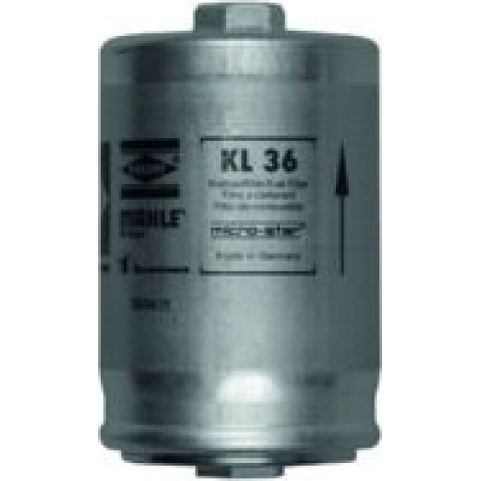 KL 36 MAHLE Kraftstofffilter KL 36, Leitungsfilter, Höhe 125 mm – u. a. für VW Passat B5.5 (3B3), VW B5.5 Variant (3B6), VW B5 (3B2) – OE Nummer 441201511C - l KL 36 MAHLE Kraftstofffilter KL 36, Leitungsfilter, Höhe 125 mm – u. a. für VW Passat B5.5 (3B3), VW B5.5 Variant (3B6), VW B5 (3B2) – OE Nummer 441201511C - l