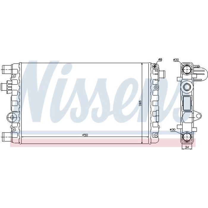 Nissens Wasserkühler PKW 61785 Nissens Wasserkühler PKW 61785