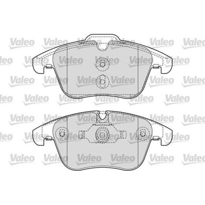 Valeo Bremsbelagsatz 601653 Valeo Bremsbelagsatz 601653