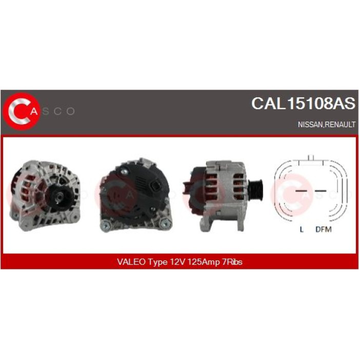 CASCO Generator CAL15108AS CASCO Generator CAL15108AS
